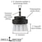 Drillbrush Cleaning Supplies - Scrub Brush - Car Detailing Products - Detailing 2in-Lim-White-Short-QC - alternate 4